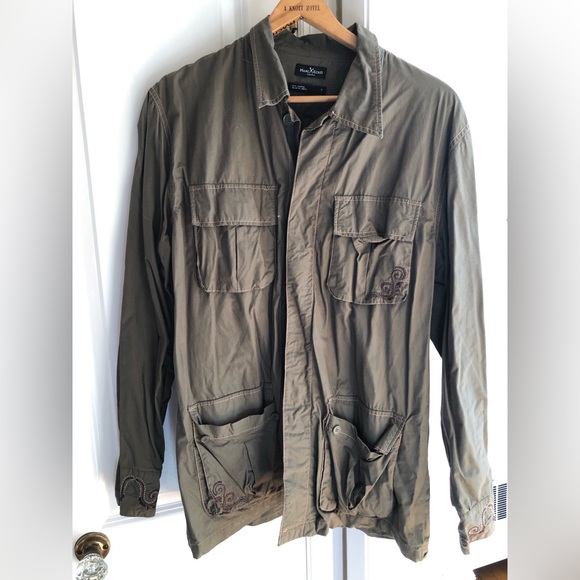 Marc Ecko Jackets & Coats Embroidered Army Jacket Poshmark